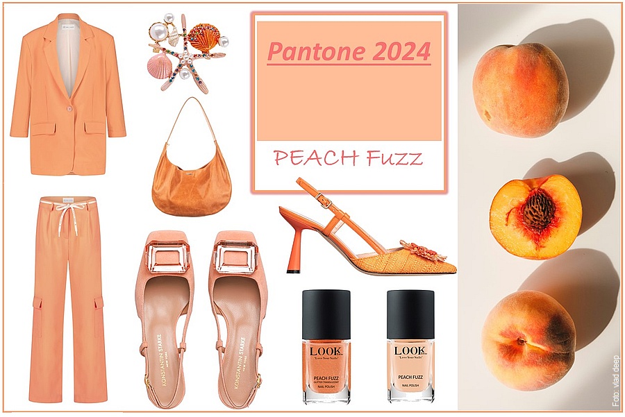 Trendfarbe 2024: Pfirsich-Töne